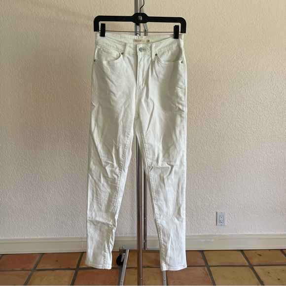 White Skinny Leg Jeans - Picture 1 of 6